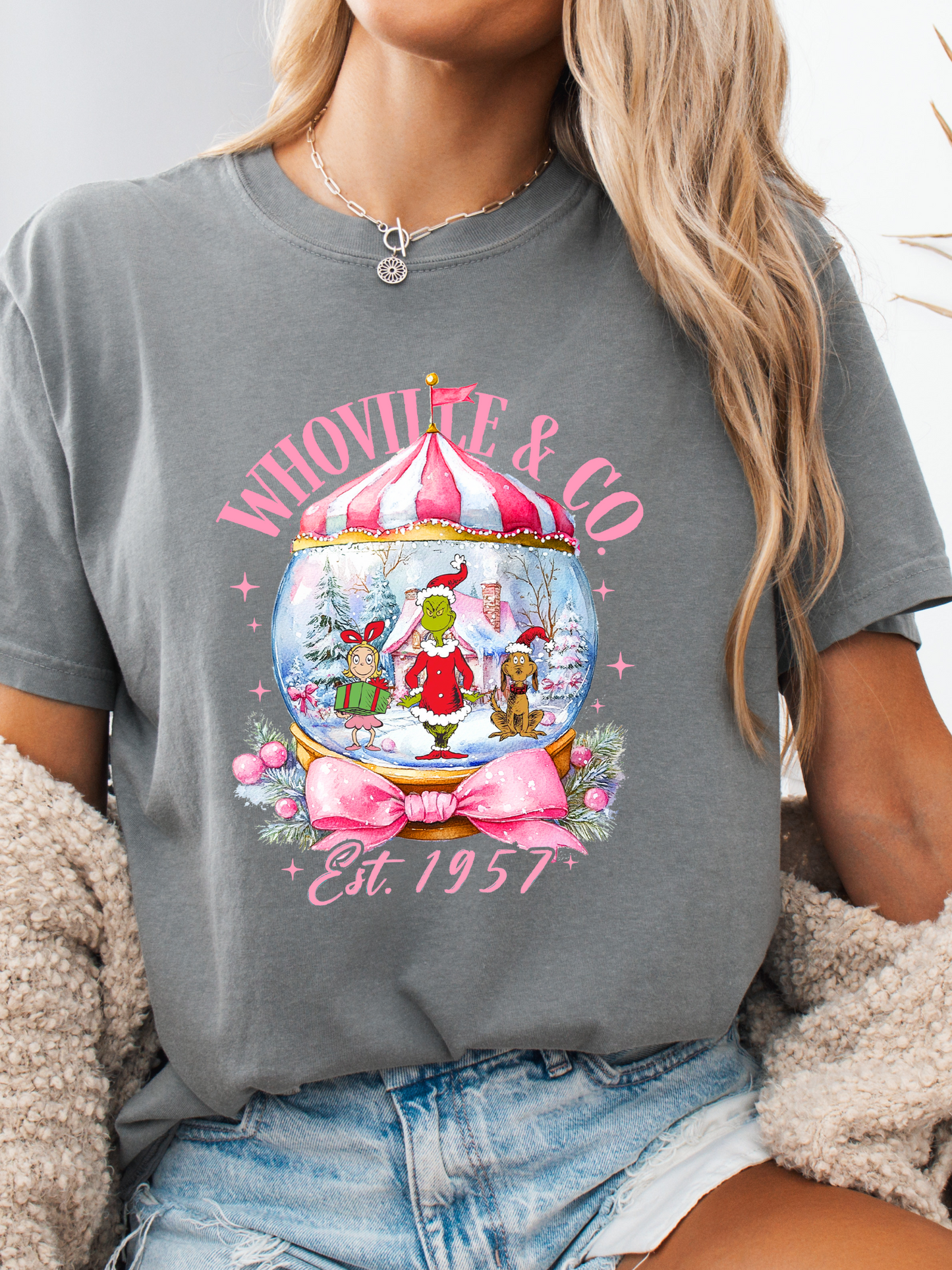 Snowflake Hollow Christmas Graphic