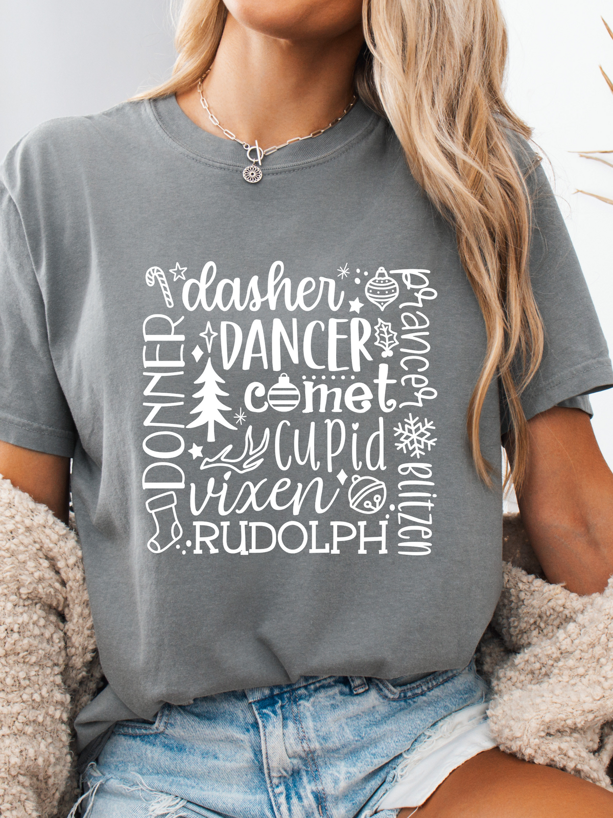 Shop Dasher Dancer Vixen Graphic online at Willow Boutique – best boutique for women’s fashion.