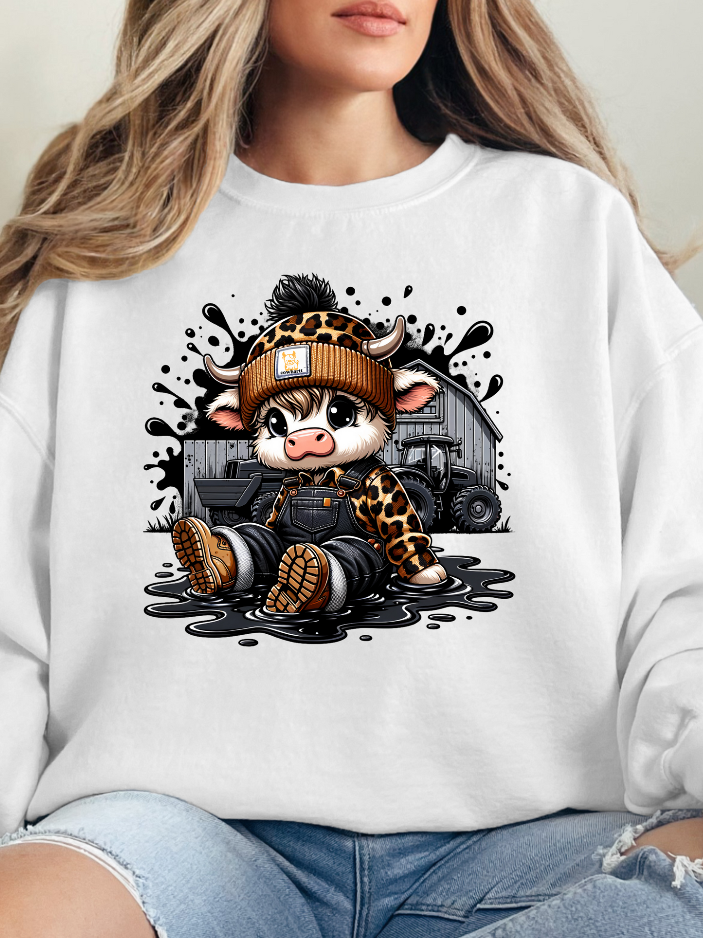 Work Hard, Moo Hard Graphic
