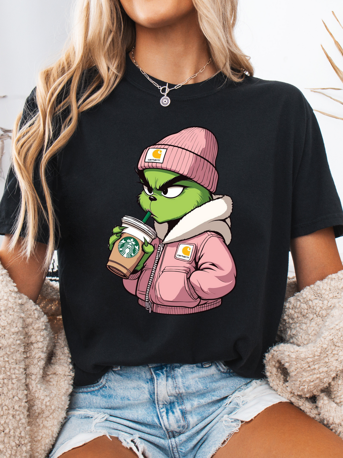 Grumpy & Caffeinated Christmas Graphic