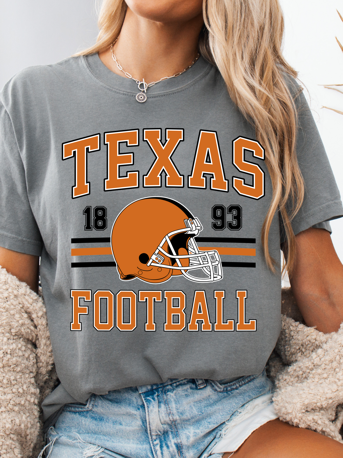 Retro Texas Football Graphic