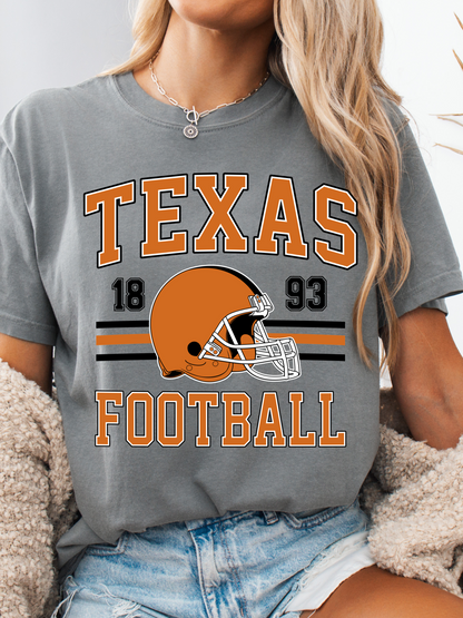 Retro Texas Football Graphic