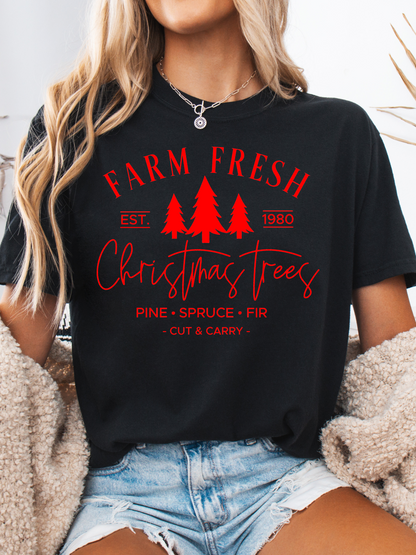 Shop Willie's Christmas Tree Farm Graphic online at Willow Boutique – best boutique for women’s fashion.