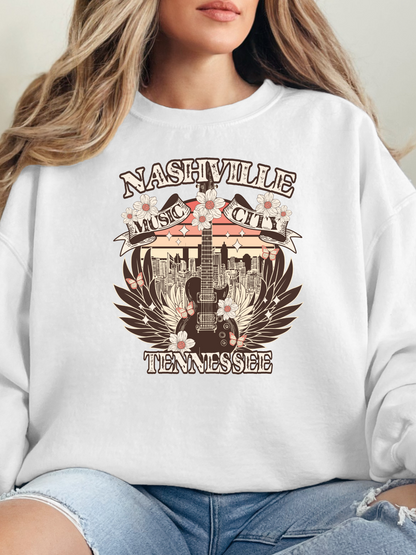 Nashville Music City Graphic