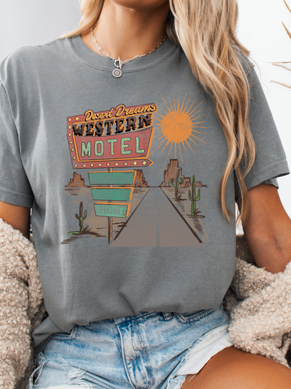 Western Motel Graphic