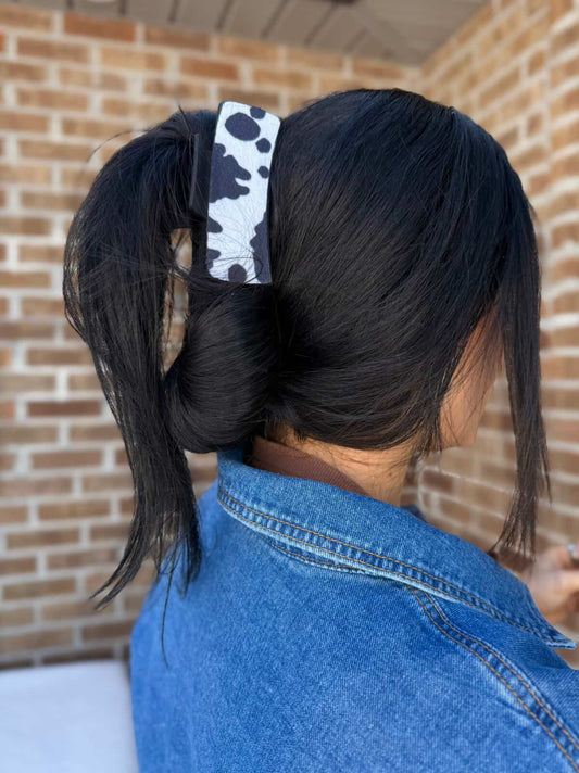 Soft Spot Cowprint Hair Clip