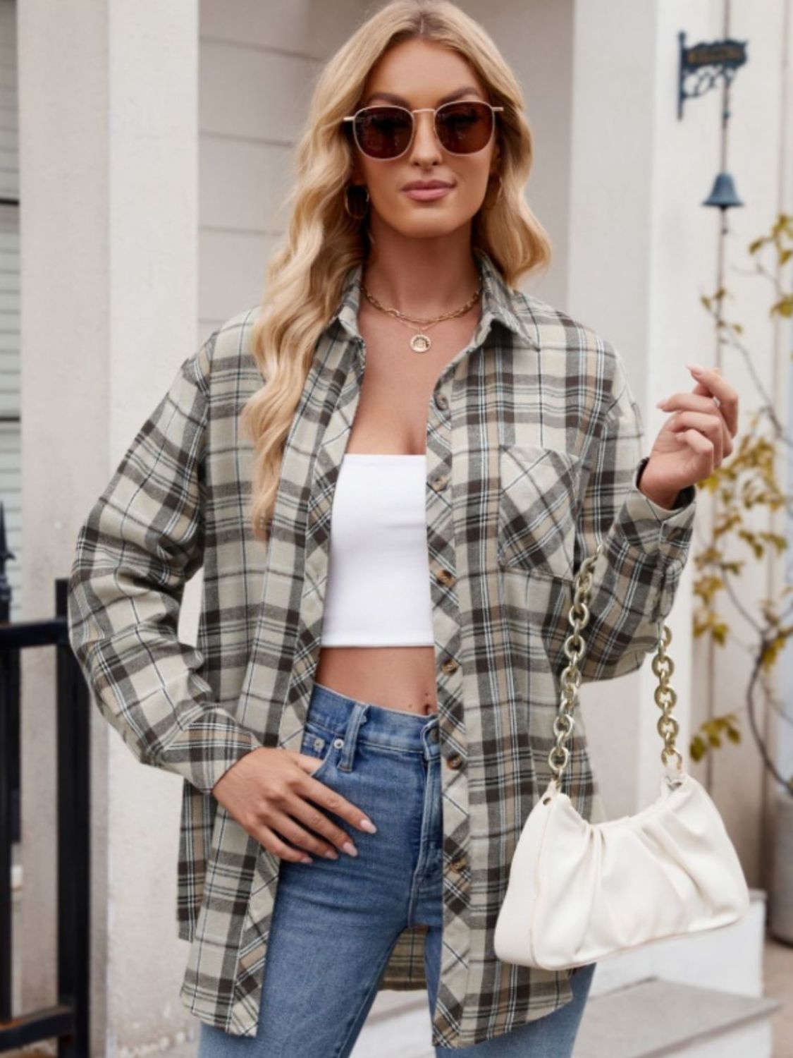Buy our "PREORDER Fall Colors Plaid Collared Neck Shirt" online – Willow Boutique Clothing. Shop stylish PREORDER Fall Colors Plaid Collared Neck Shirt today.