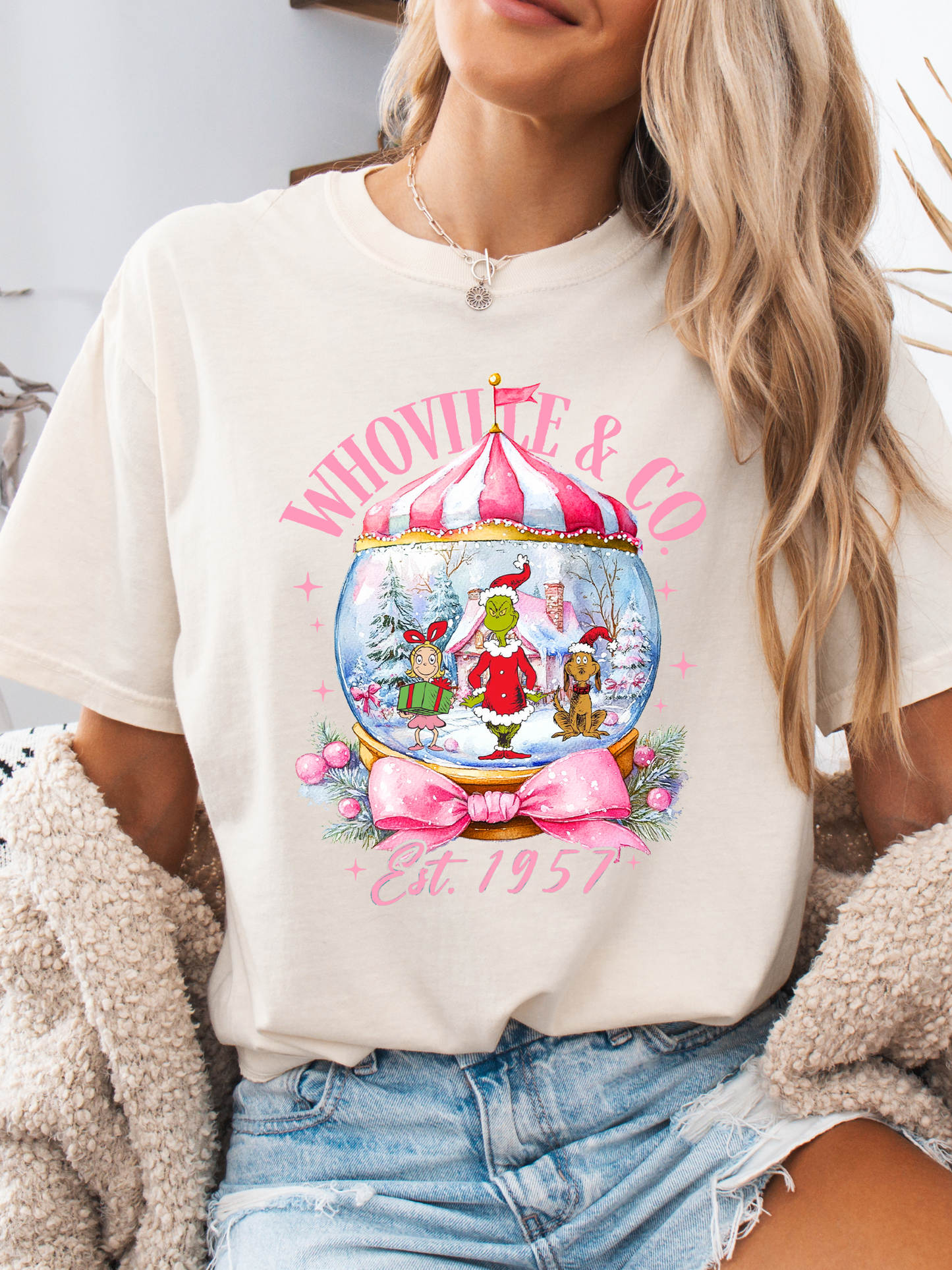 Snowflake Hollow Christmas Graphic