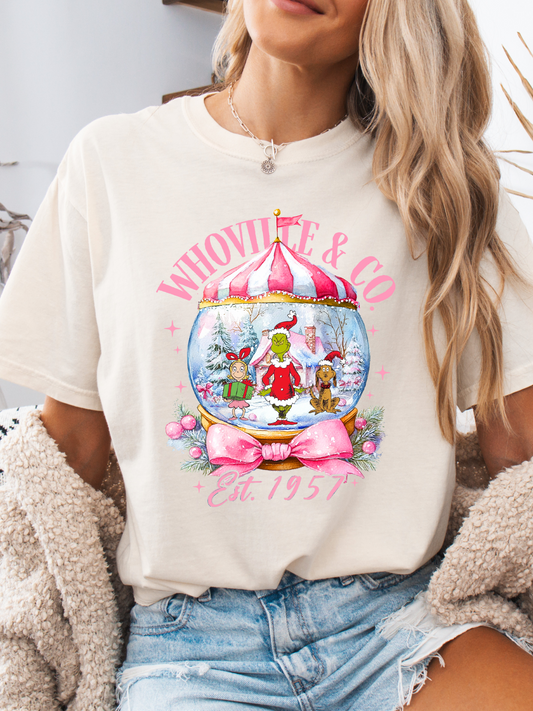 Snowflake Hollow Christmas Graphic