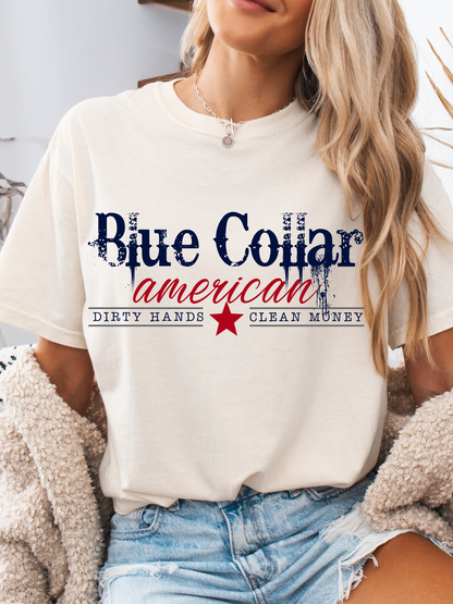 Blue Collar American Graphic