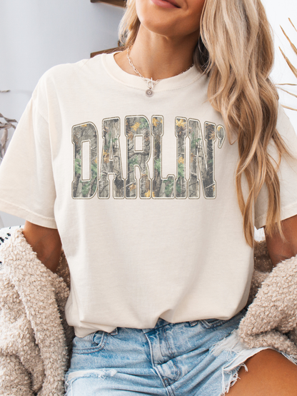 Hello Darlin' Camo Graphic