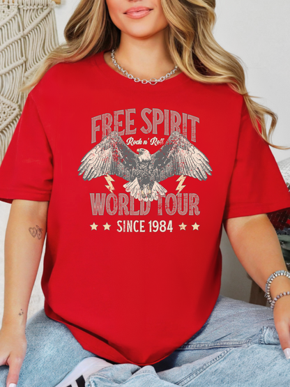 Free Spirit World Tour 1984 Graphic