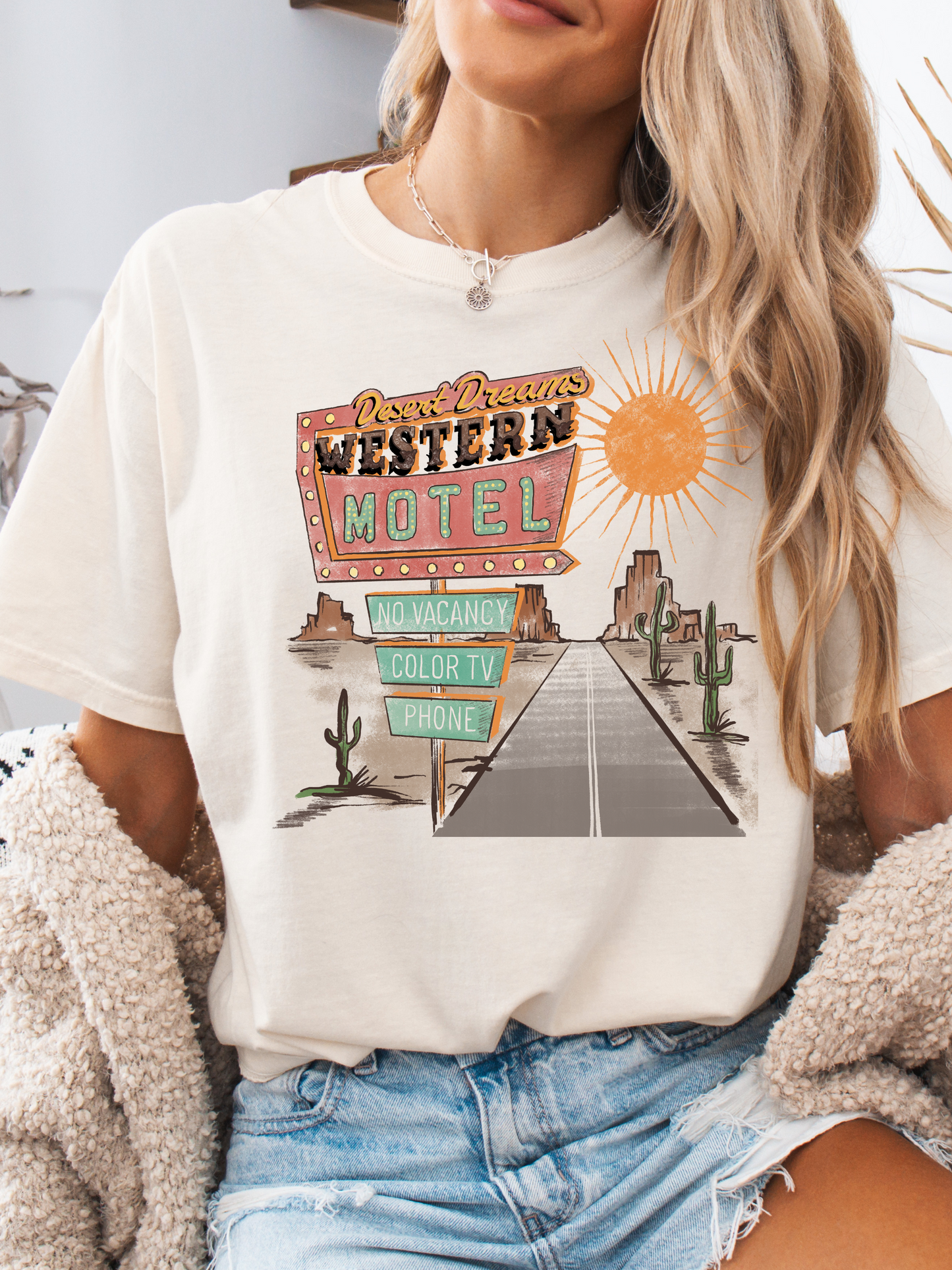 Western Motel Graphic