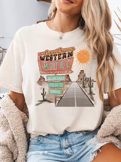 Western Motel Graphic