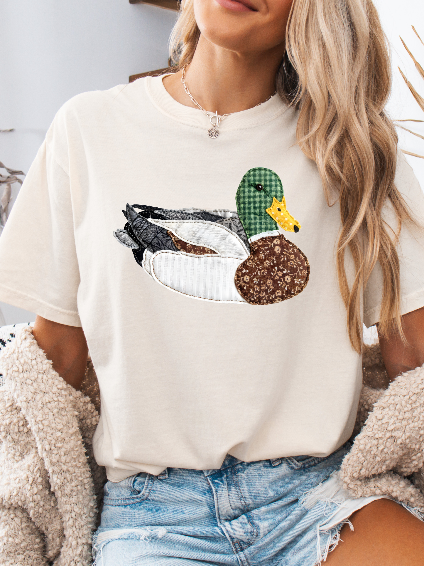 Patch Word Mallard Graphic