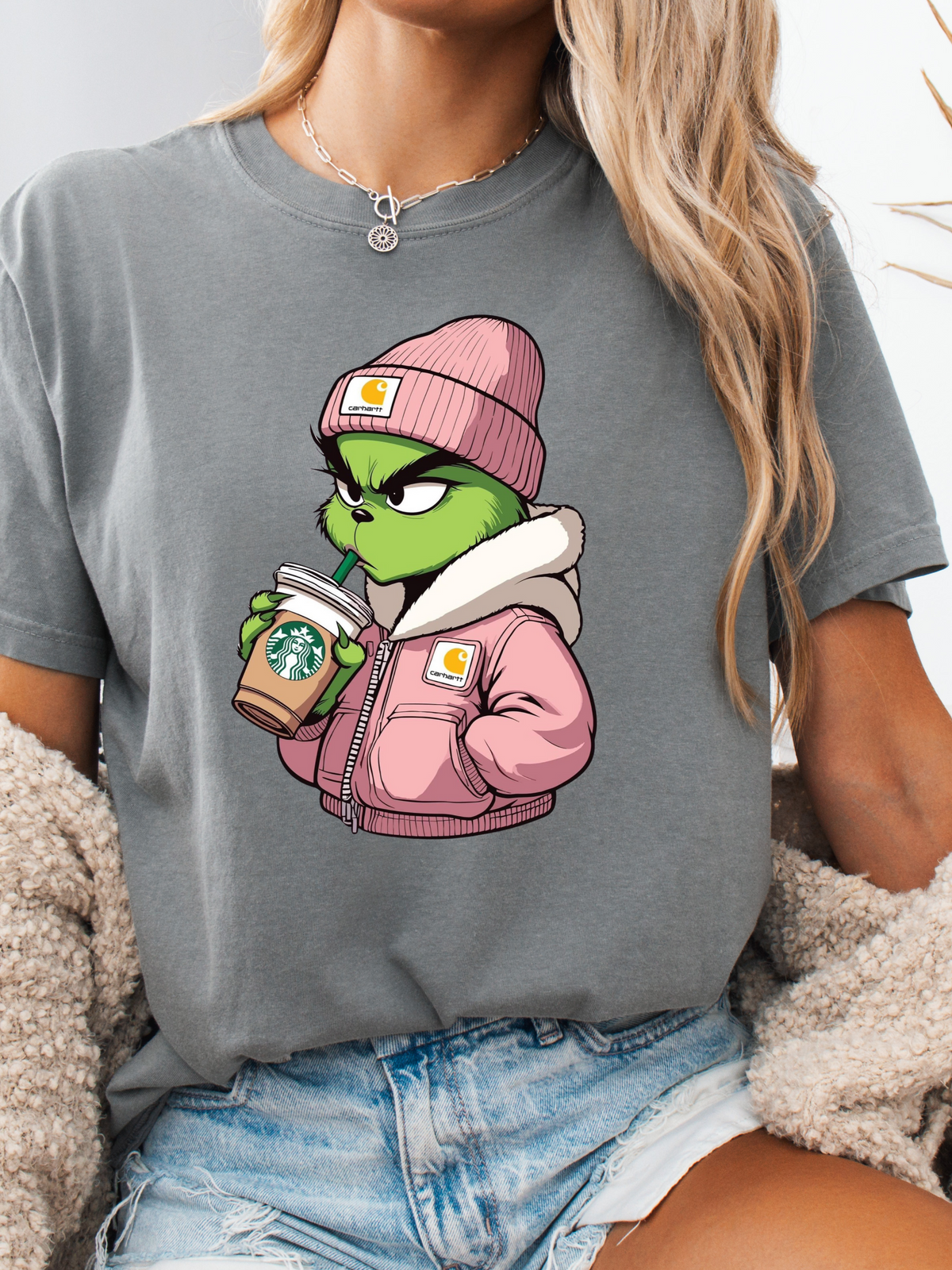 Grumpy & Caffeinated Christmas Graphic