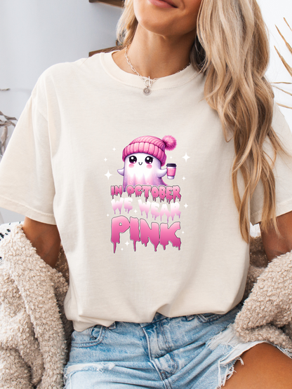 In October we Wear Pink Graphic