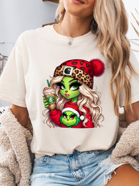 Leopard Grinch Graphic
