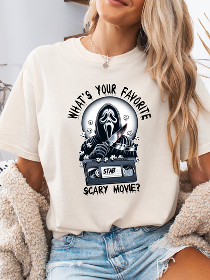 Favorite Scary Movie Graphic