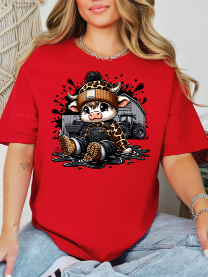 Work Hard, Moo Hard Graphic