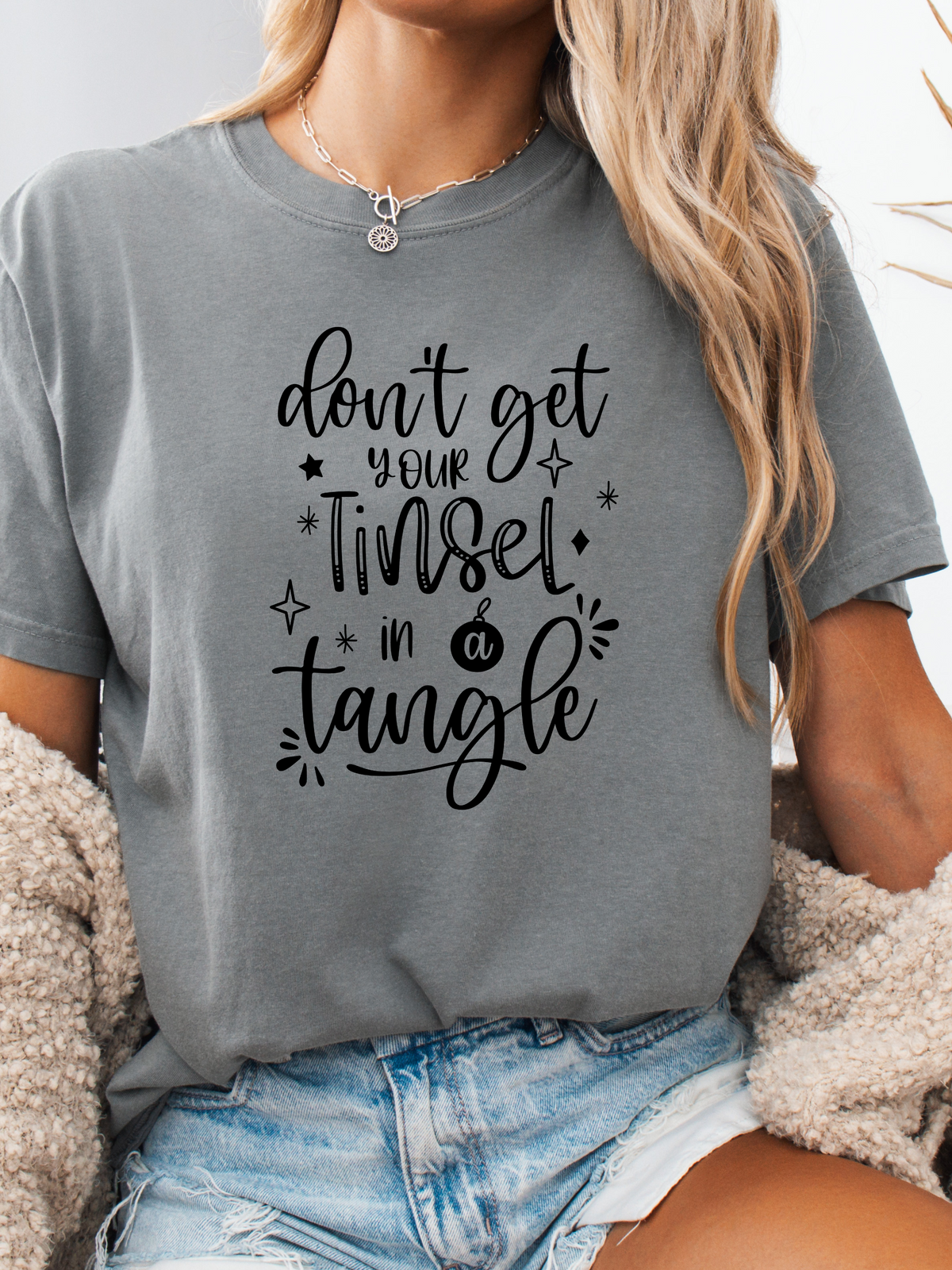 Tinsel in a Tangle Graphic