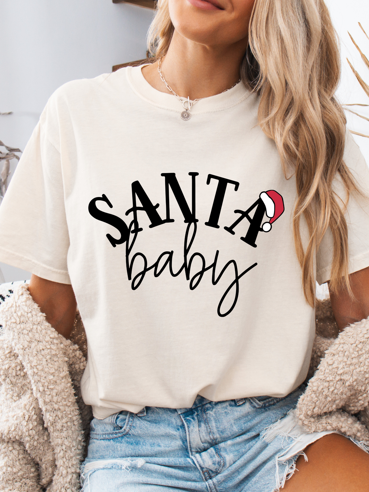 Santa Baby Holiday Graphic