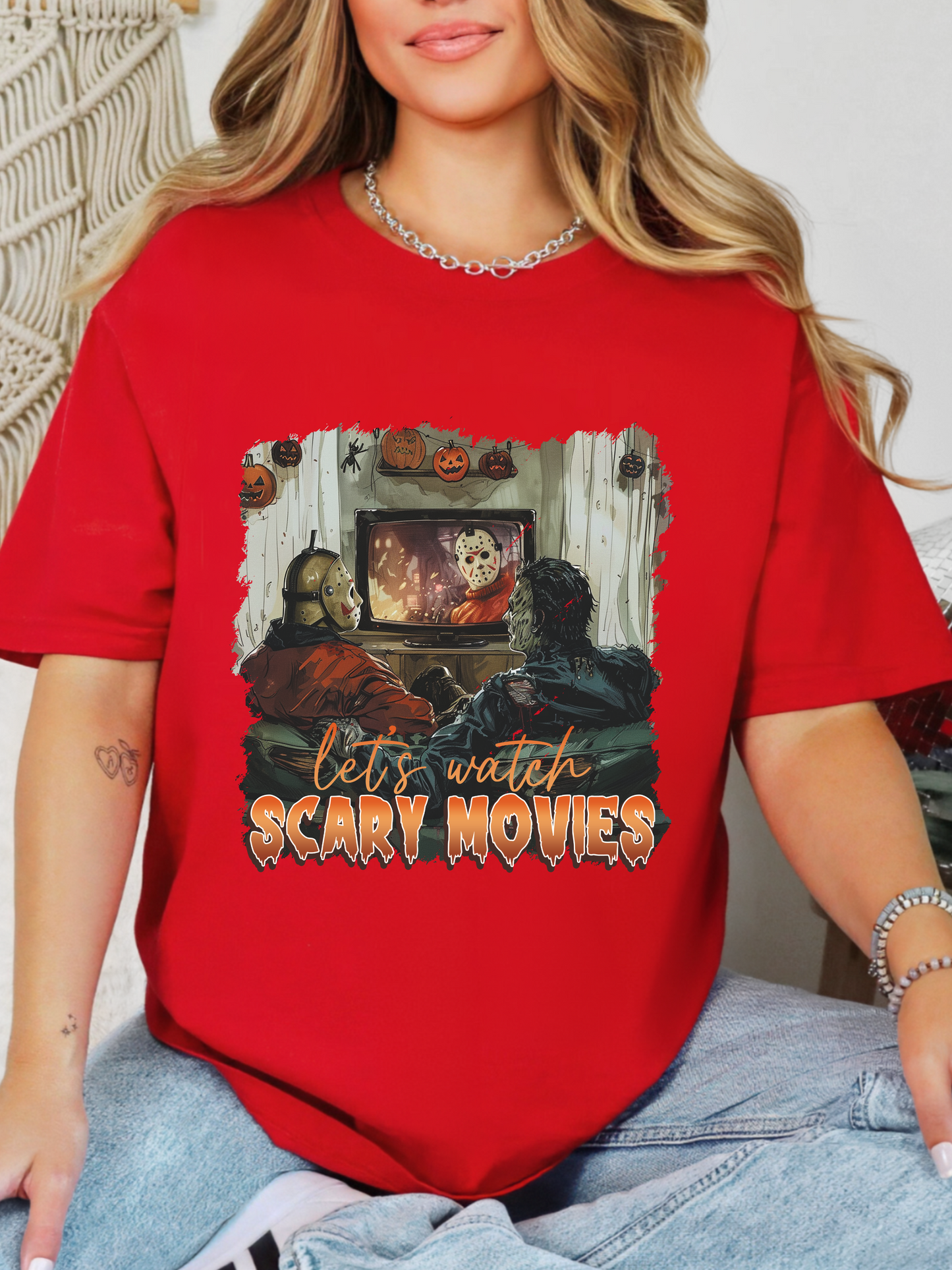 Lets Watch Scary Movies Graphic