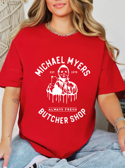 Michael Myers Butcher Shop Graphic