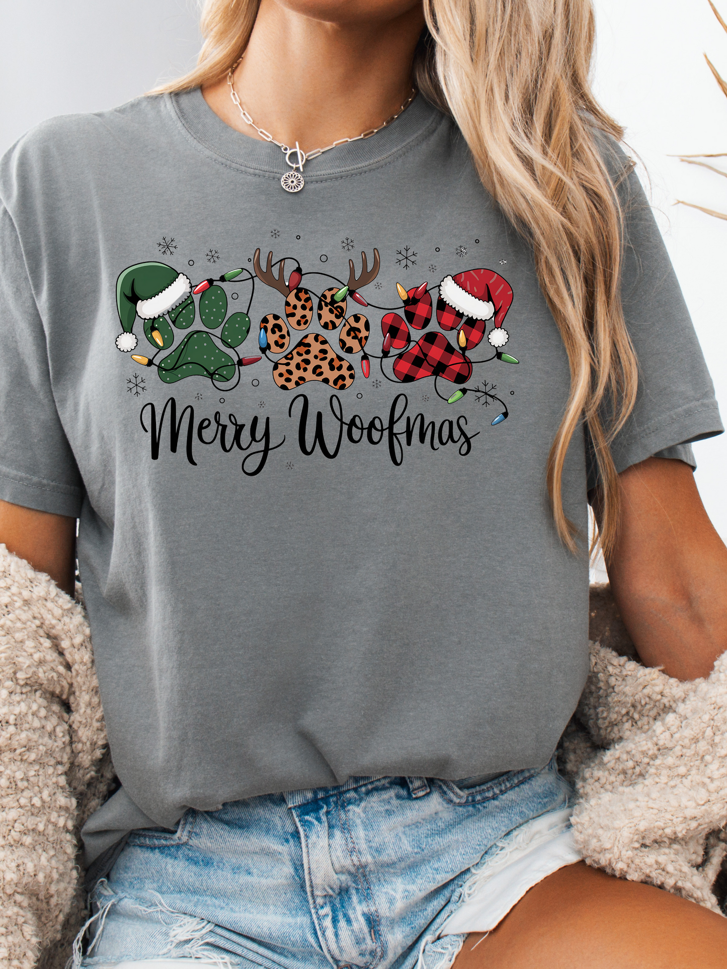 Merry Woofmas Christmas Graphic