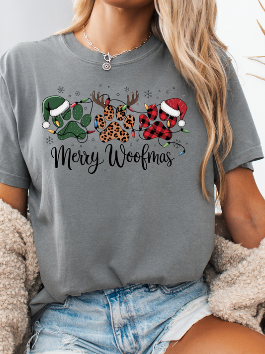 Merry Woofmas Christmas Graphic