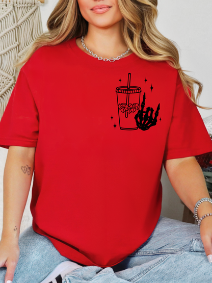 Fueled By Iced Coffee Graphic (Front & Back)