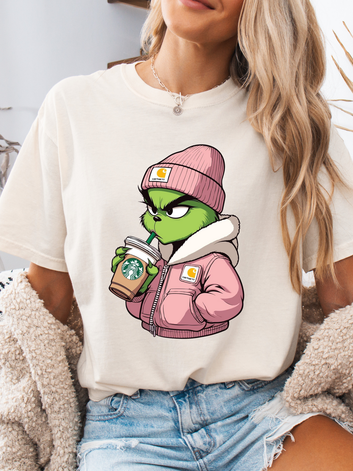 Grumpy & Caffeinated Christmas Graphic