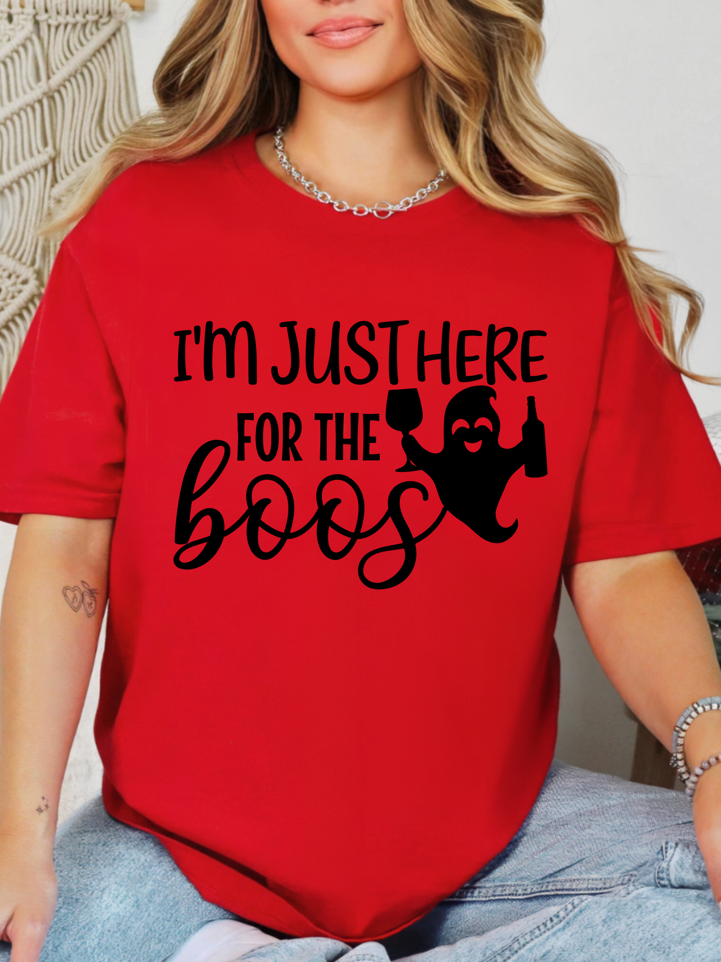 I'm Just Here For The Boos Graphic