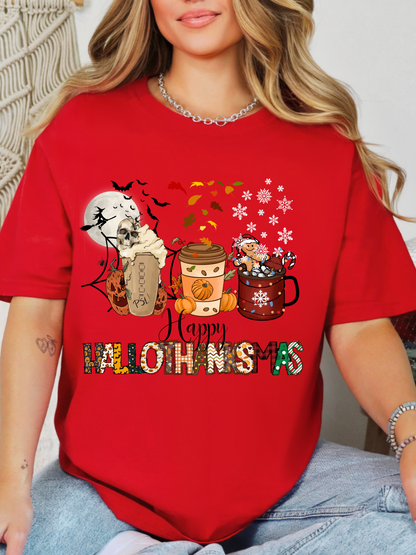 Happy Hallothankmas Graphic