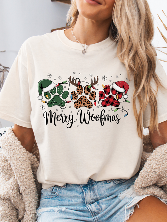 Merry Woofmas Christmas Graphic