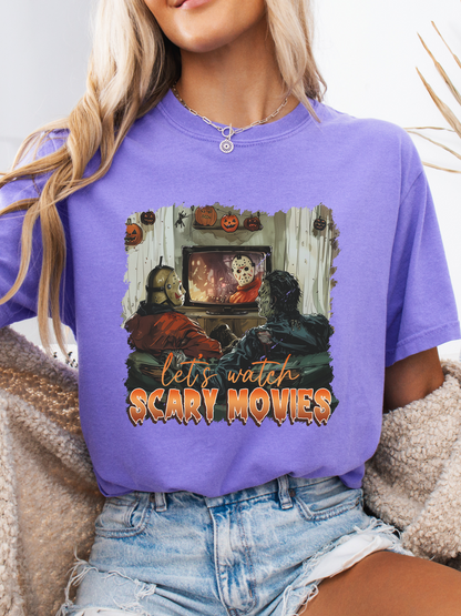 Lets Watch Scary Movies Graphic