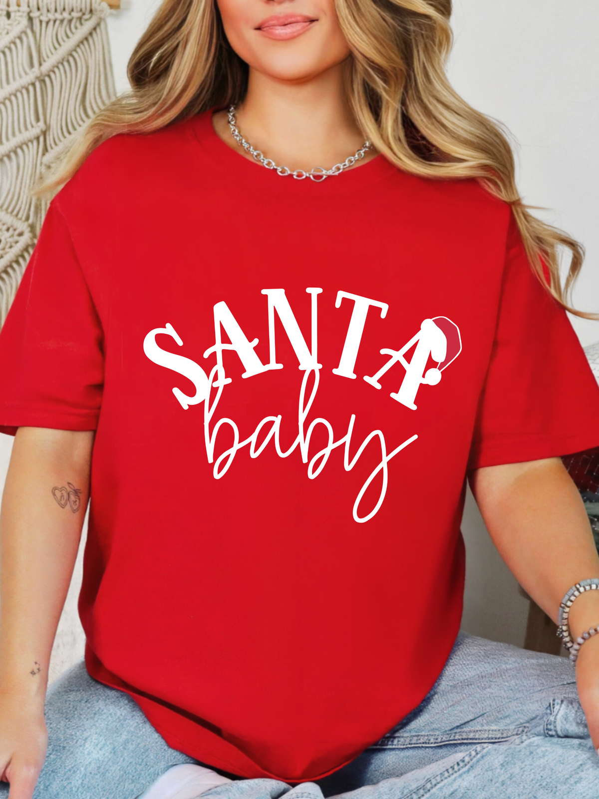 Santa Baby Holiday Graphic