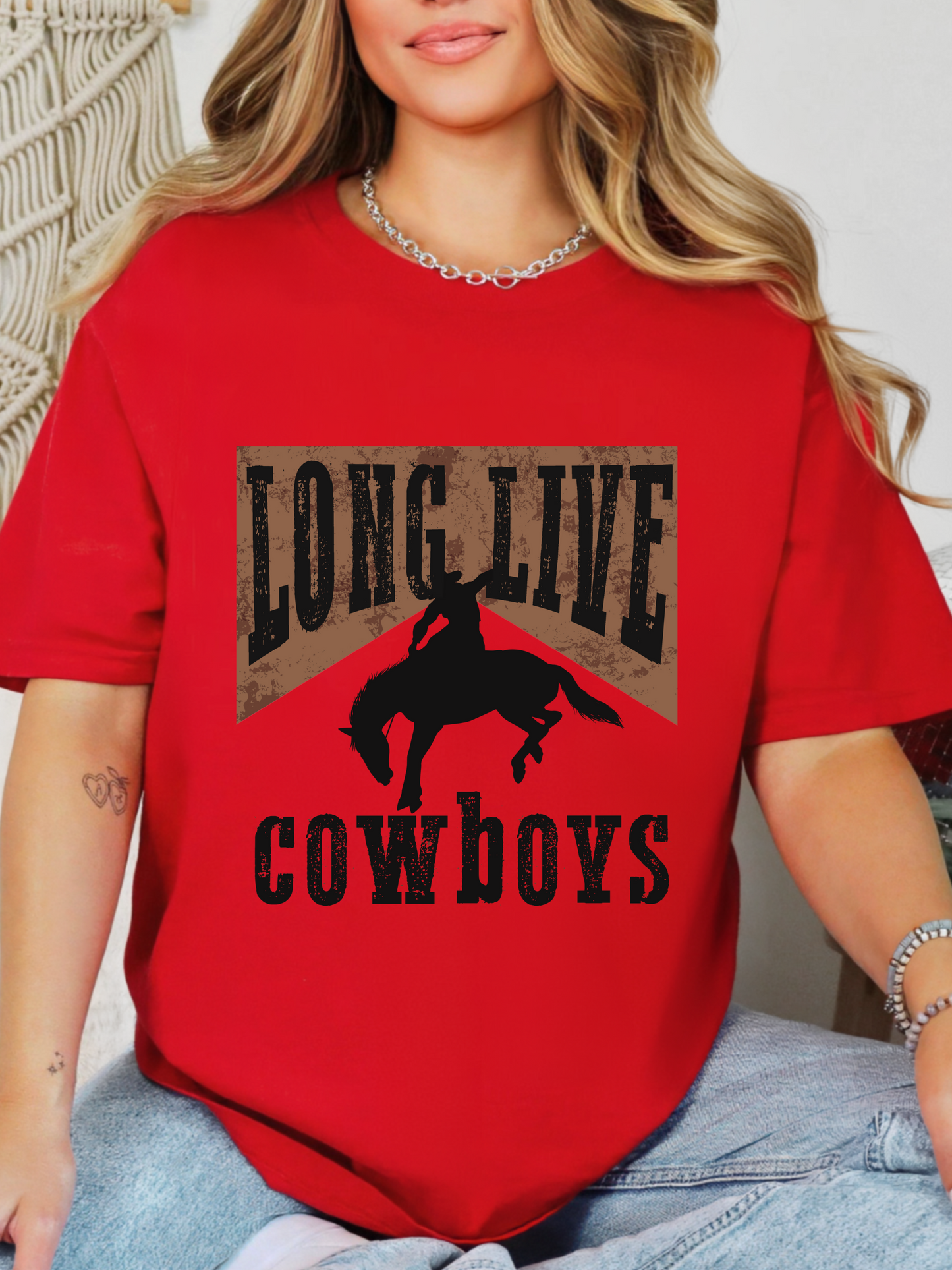 Long Live Cowboys Vintage Graphic