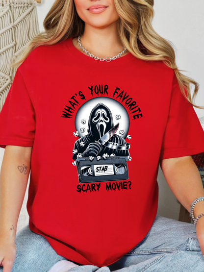 Favorite Scary Movie Graphic