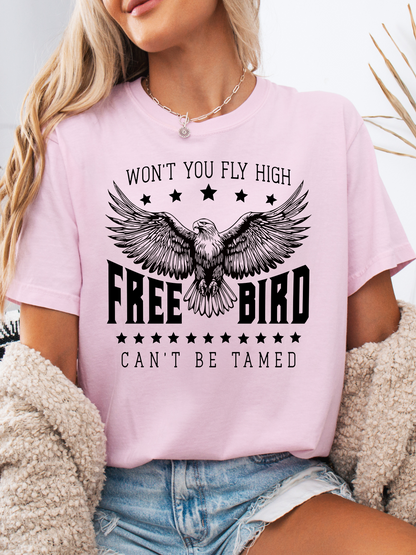 Fly High Free Bird Graphic
