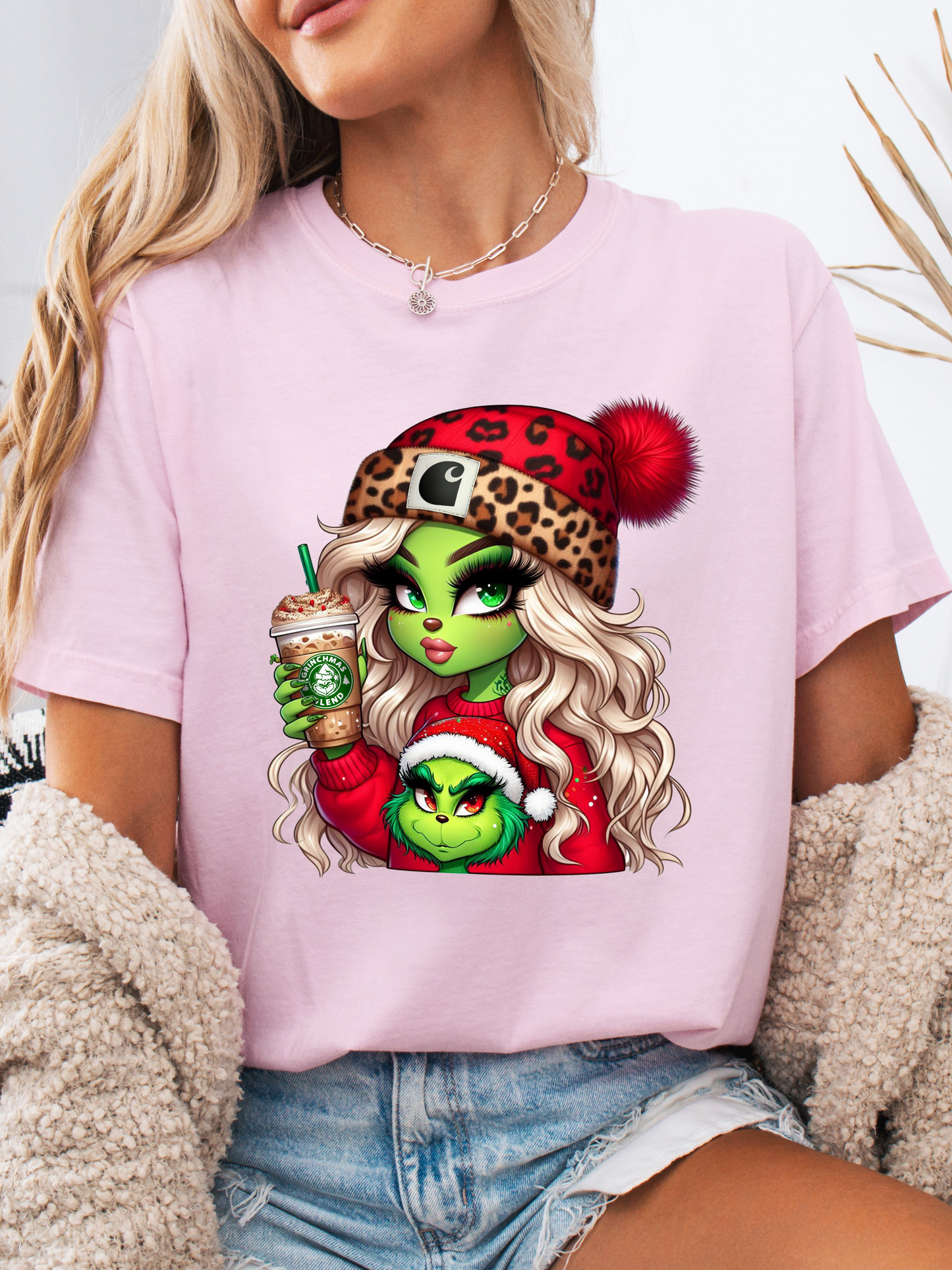 Leopard Grinch Graphic