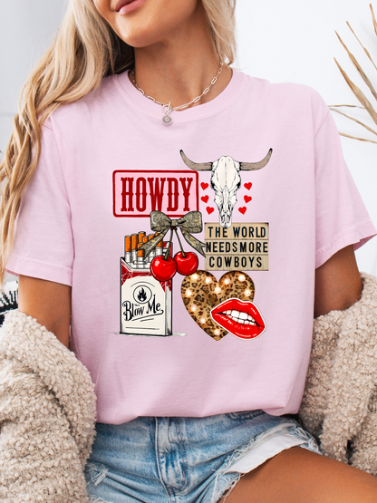 World Needs More Cowboys Graphic