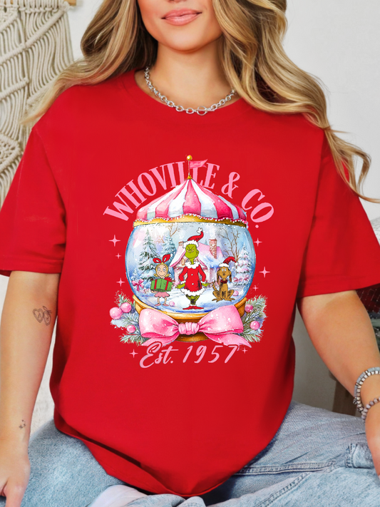 Snowflake Hollow Christmas Graphic