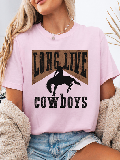 Long Live Cowboys Vintage Graphic
