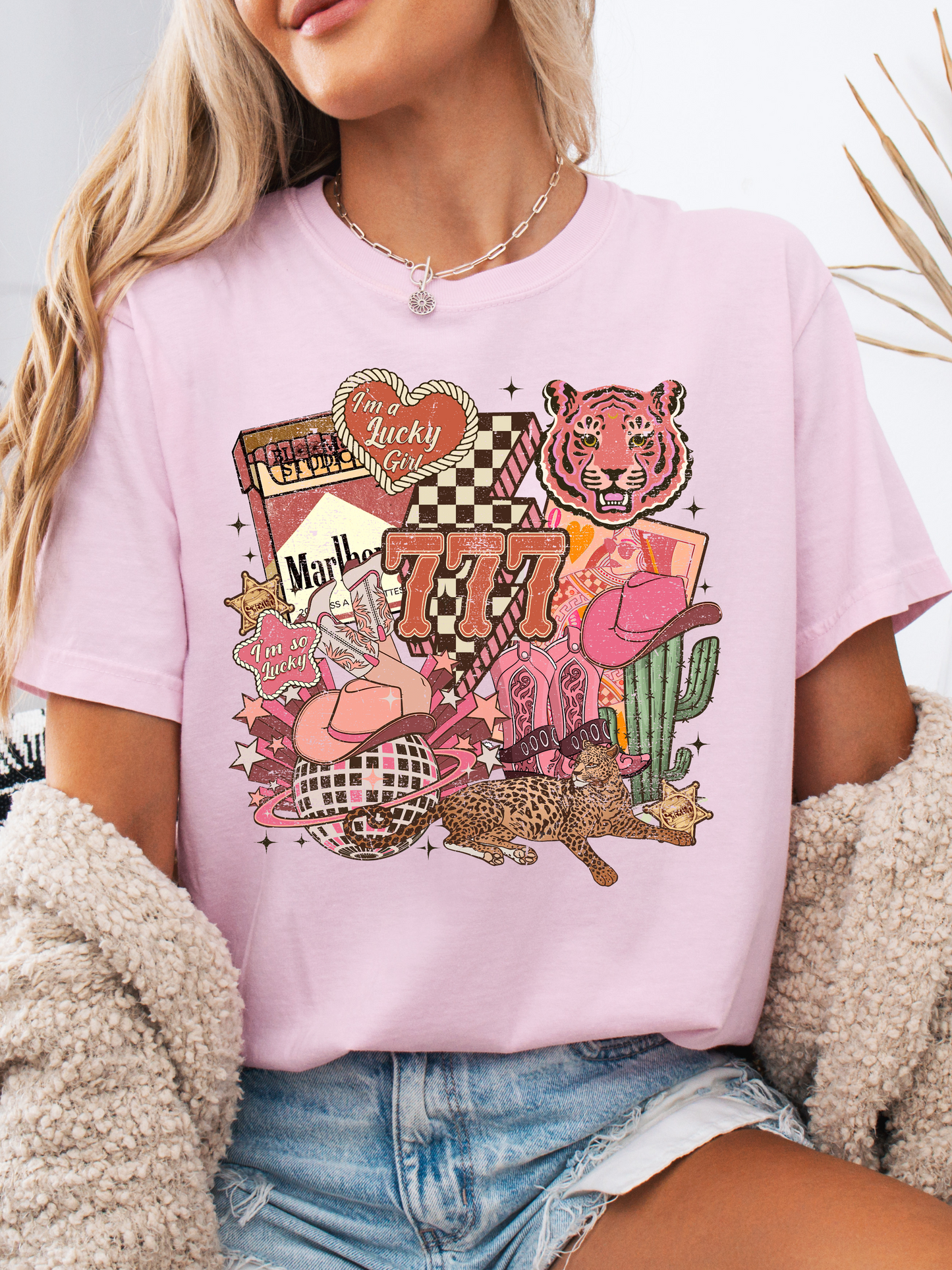 Lucky Western Cowgirl Graphic Tee