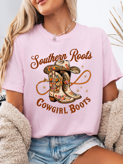 Southern Roots & Cowgirl Boots Graphic