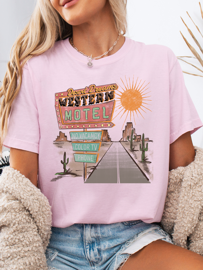 Western Motel Graphic