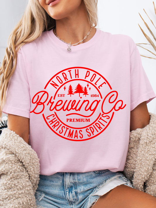 North Pole Brewing Company Christmas Graphic