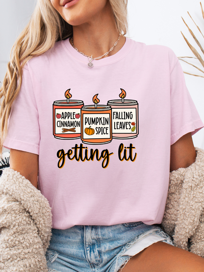 Getting Lit For Fall Graphic