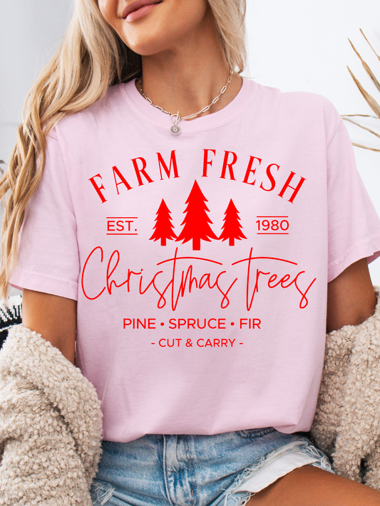 Shop Willie's Christmas Tree Farm Graphic online at Willow Boutique – best boutique for women’s fashion.